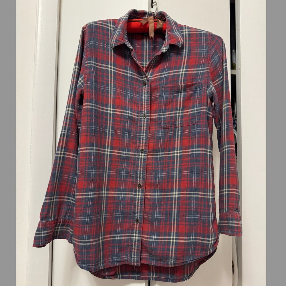 Madewell Plaid Ex Boyfriend-Shirt
